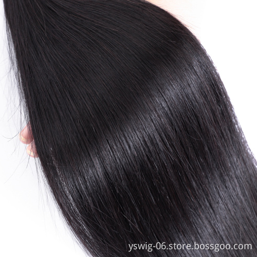 YS 8A Wholesale Weave Bundles Brazilians Hair Silky Straight Human Hair Bundles Vendor